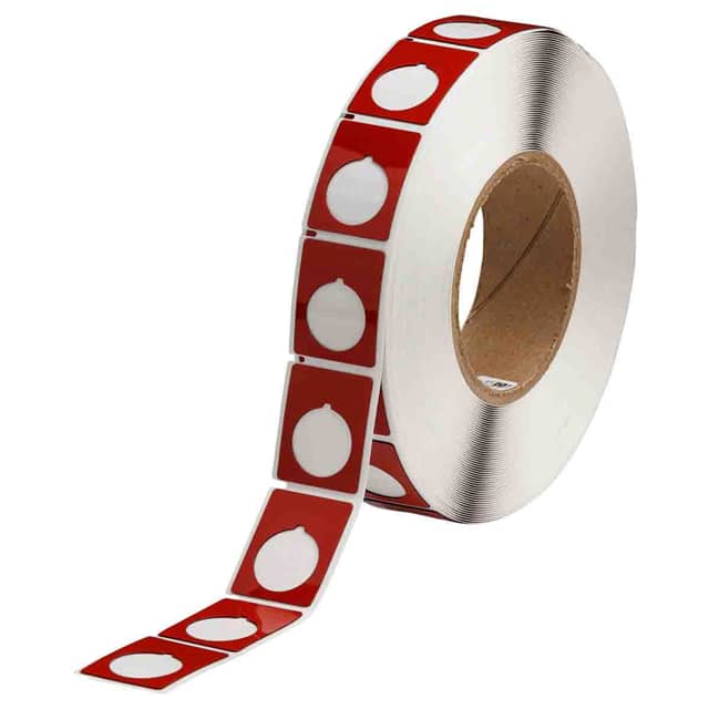 THTEP-167-593-.5RD LABEL, 1.5 IN H X 1.2 IN W