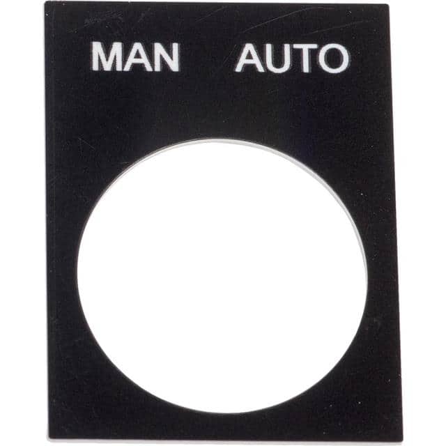 ZB2BY2372 LEGEND PLATE (MAN AUTO)