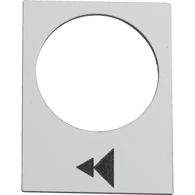 ZB2BY4903 LEGEND - 30 X 40 MM - WHITE - RA