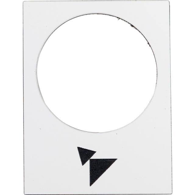 ZB2BY4915 LEGEND - 30 X 40 MM - WHITE - FO