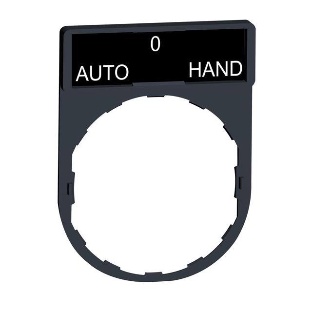 ZBY2385 LEGEND HOLDER 30 X 40 MM WITH LE