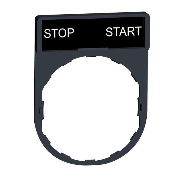 ZBY2366 LEGEND HOLDER 30 X 40 MM WITH LE
