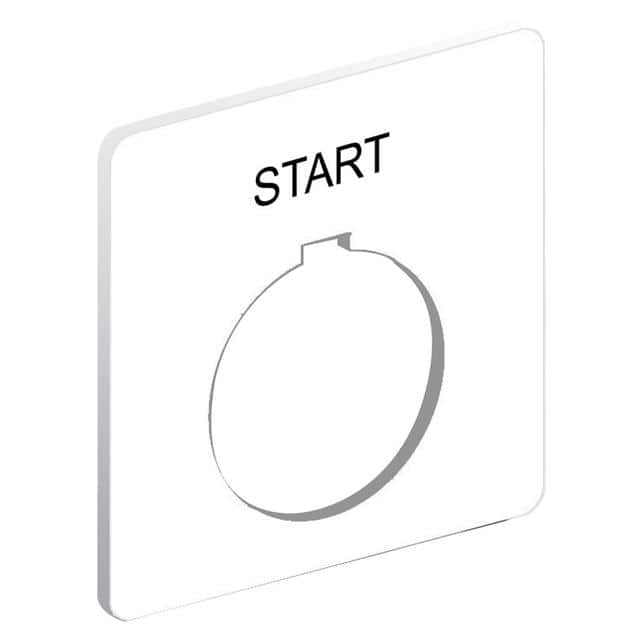 9001KN101WP 30MM LEGEND PLATE - START
