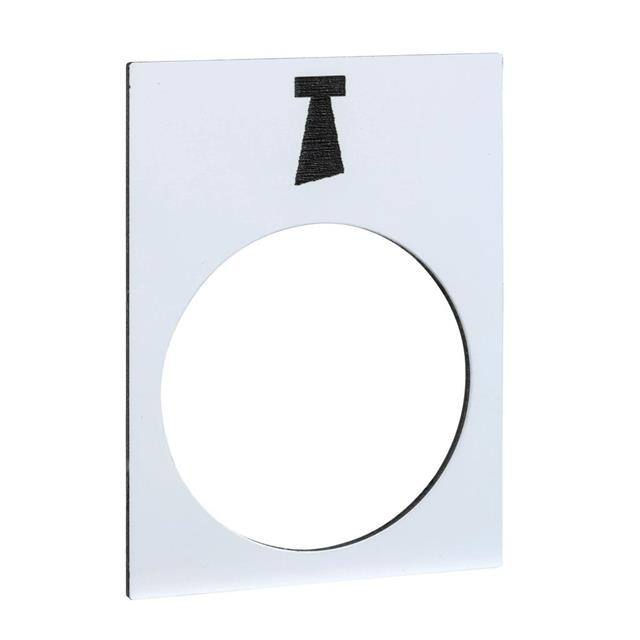ZB2BY4932 LEGEND - 30 X 40 MM - WHITE - KL