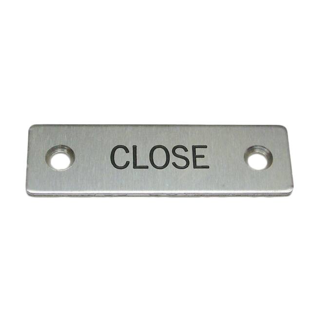 09001-012 CLS SING PLUNG SWTCH LEGEND PLT