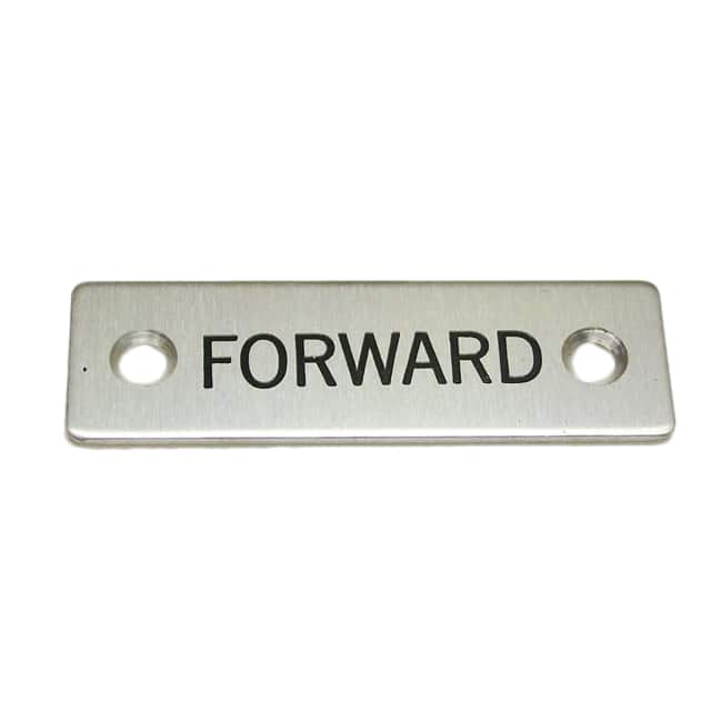 09001-021 FWD SING PLUNG SWTCH LEGEND PLT