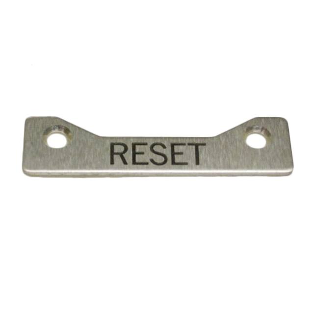 09003-009 RESET DBL PLNG SWITCH LEG PLT