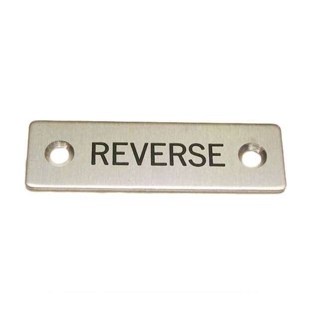 09001-022 REV SING PLUNG SWTCH LEGEND PLT