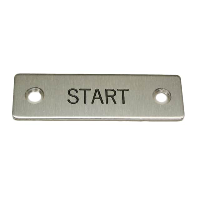 09001-005 SRT SING PLUNG SWTCH LEGEND PLT