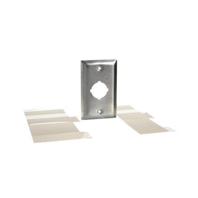 9001K25 30MM PUSH BUTTON, TYPE K, FLUSH
