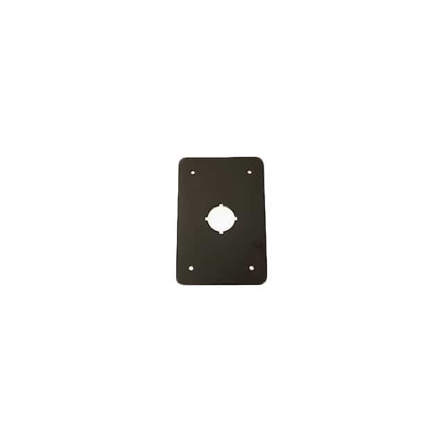 01004-016 ADAPTER PLATE BLACK