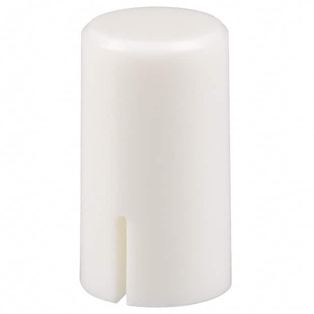 1RWHT CAP PUSHBUTTON ROUND WHITE