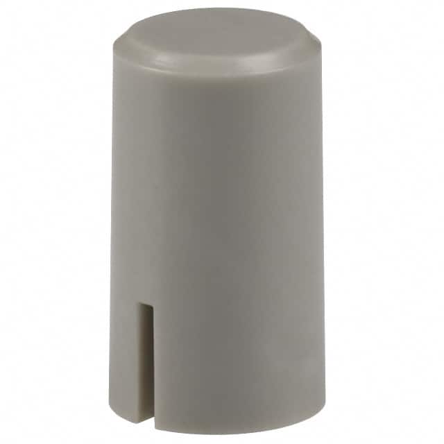 1RLGR CAP PUSHBUTTON ROUND LIGHT GRAY