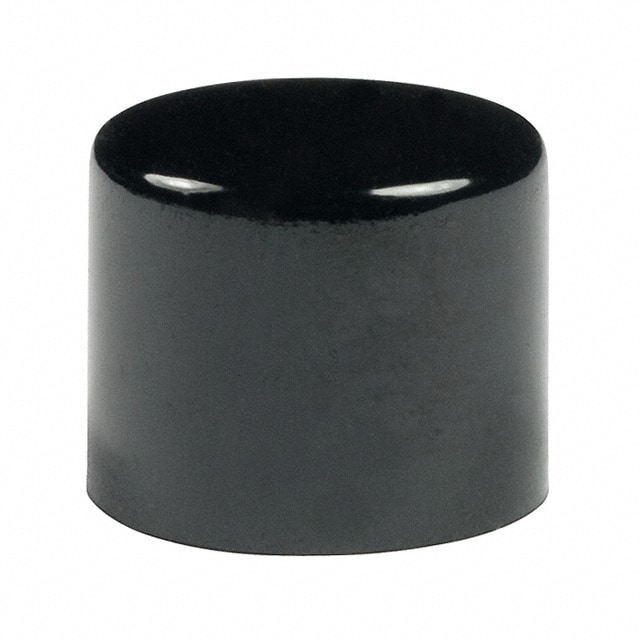 AT442A CAP PUSHBUTTON ROUND BLACK