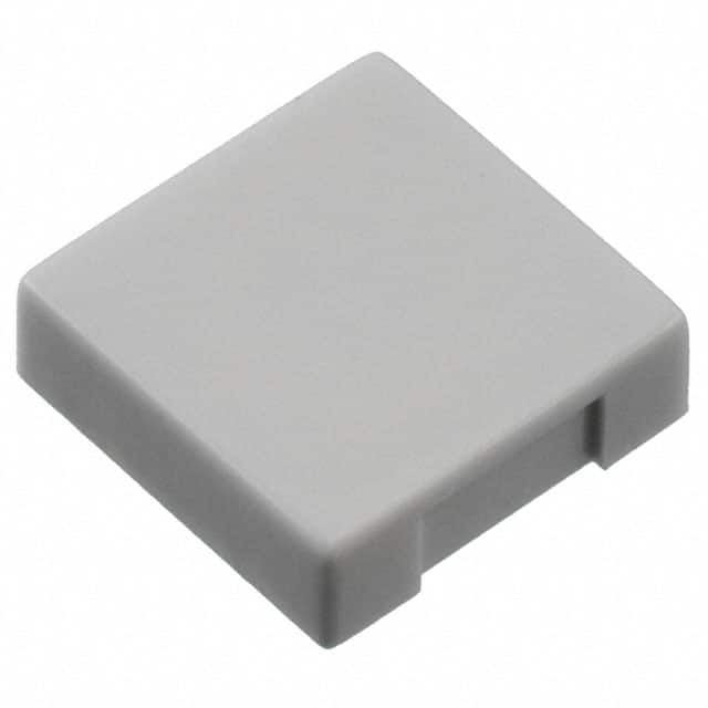 140000480714 CAP PUSHBUTTON SQUARE LT GRAY