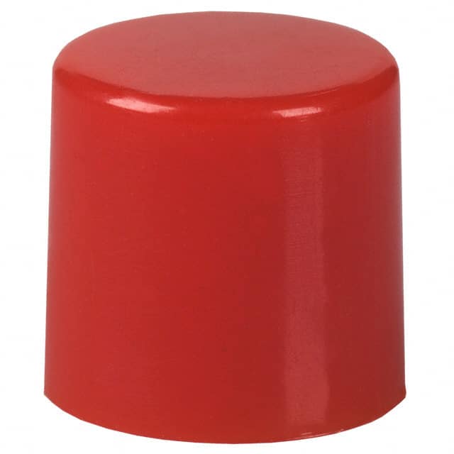 700C1RED CAP PUSHBUTTON ROUND RED
