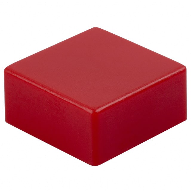 B32-1380 CAP TACTILE SQUARE RED