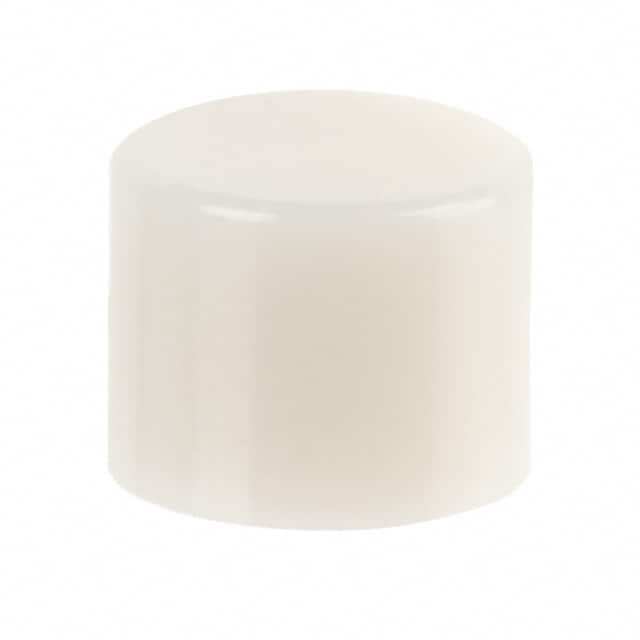 AT475B CAP PUSHBUTTON ROUND WHITE