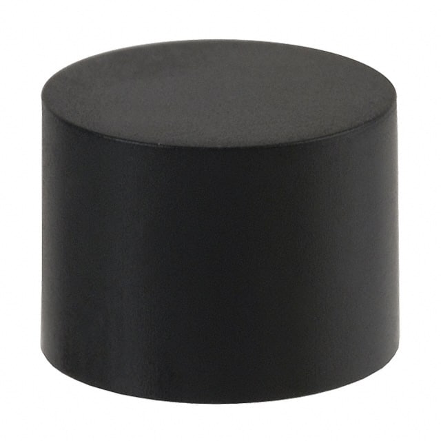 B32-1610 CAP TACTILE ROUND BLACK