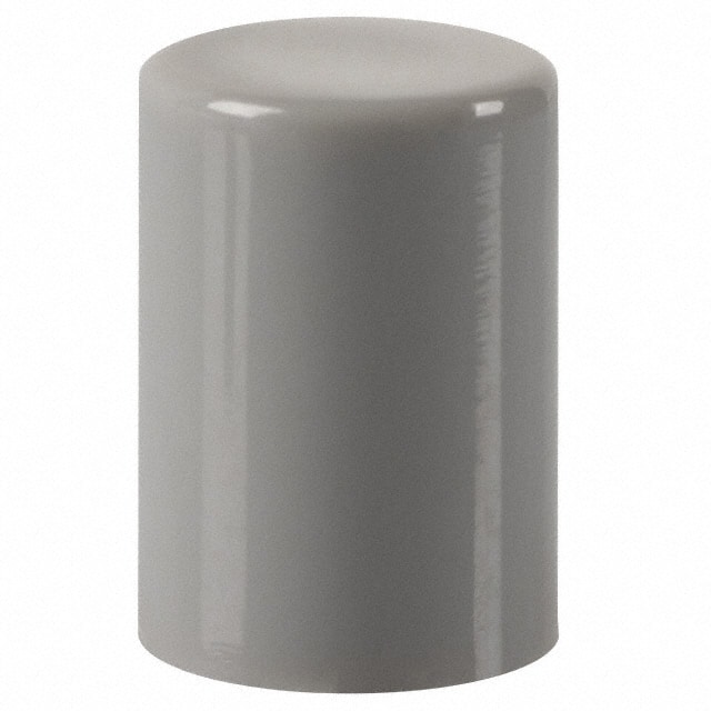 G003G CAP PUSHBUTTON ROUND GRAY