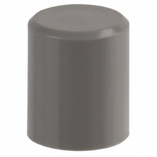 F0204 CAP PUSHBUTTON ROUND GRAY