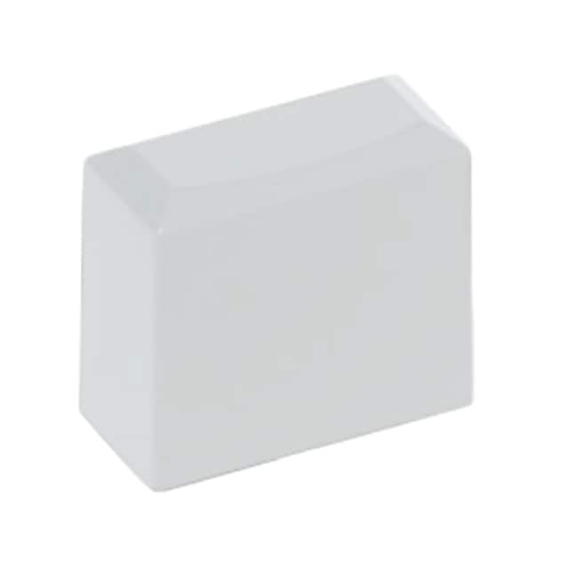 PE WH CAP KEYSWITCH RECTANGULAR WHITE