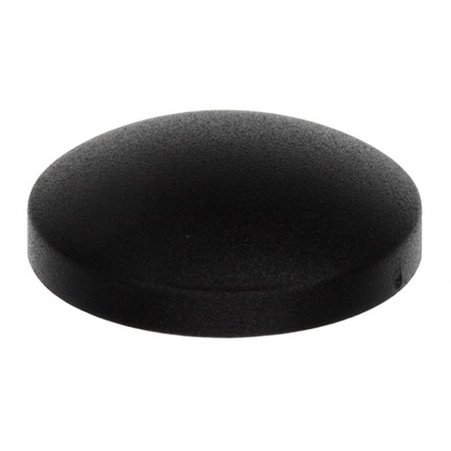 1ZC09 CAP TACTILE ROUND BLACK