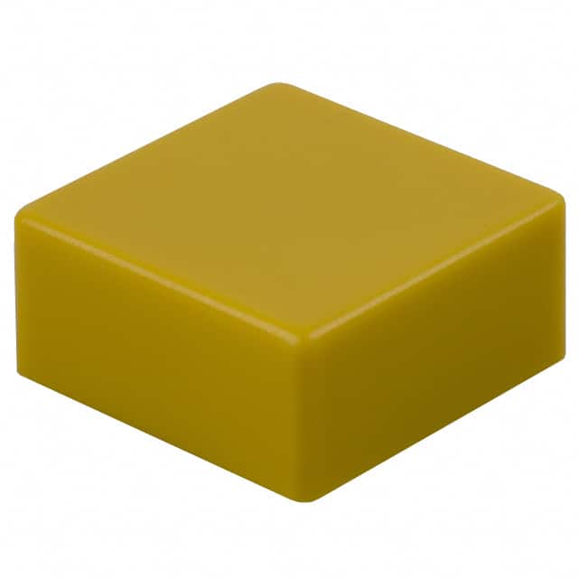 B32-1330 CAP TACTILE SQUARE YELLOW