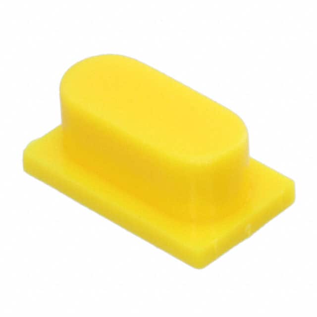 BTNK0330 CAP TACTILE OVAL YELLOW