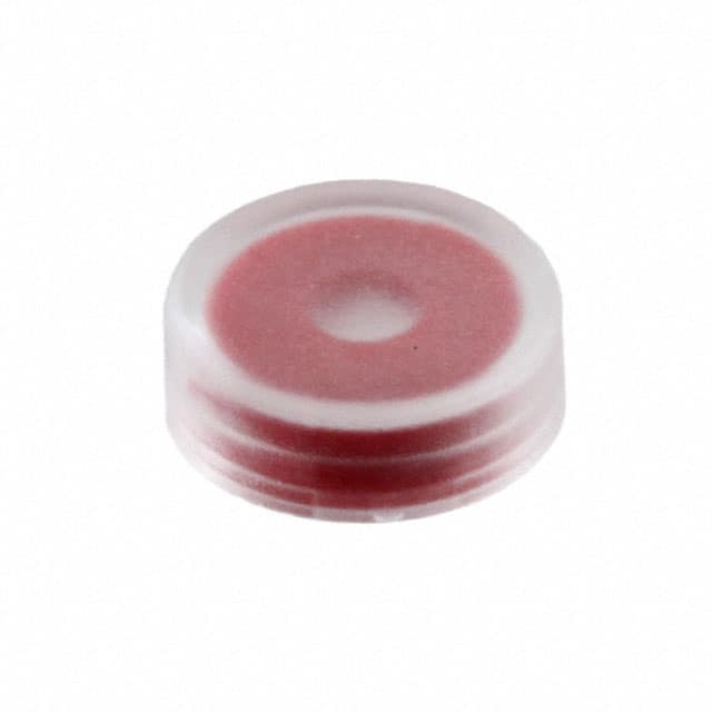 2311402-3 CAP TACTILE ROUND RED