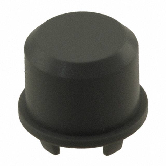 1DS03 CAP TACTILE ROUND GRAY