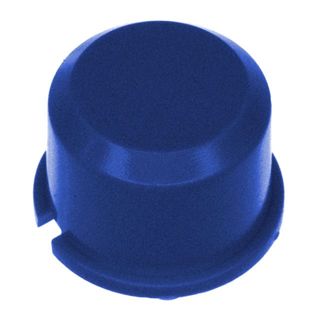 1D00 CAP TACTILE ROUND BLUE