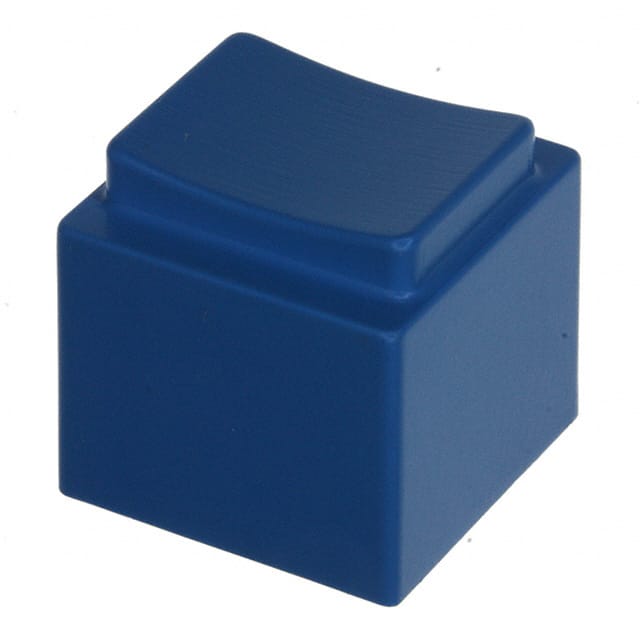 1670000 CAP PUSHBUTTON RECTANGULAR BLUE