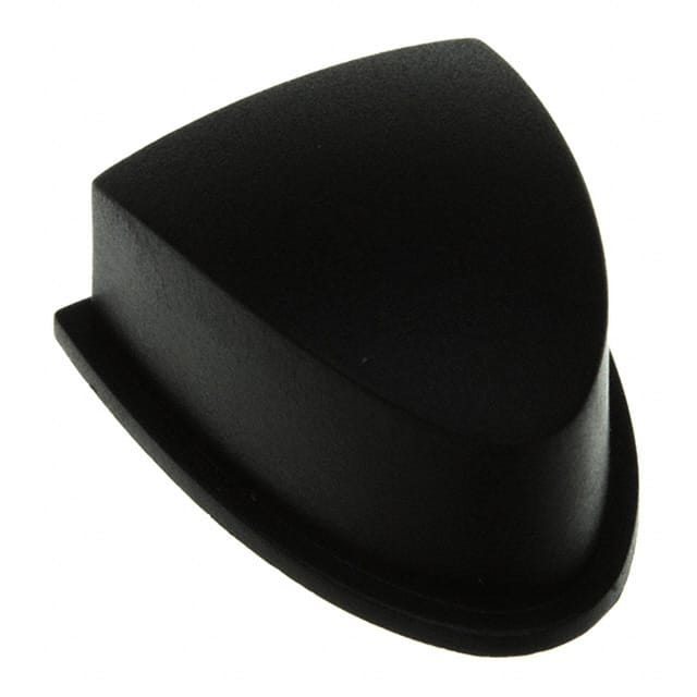 1V09 CAP TACTILE TRIANGULAR BLACK