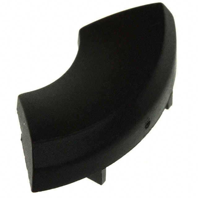 1ZB09 CAP TACTILE 1/4 RING BLACK