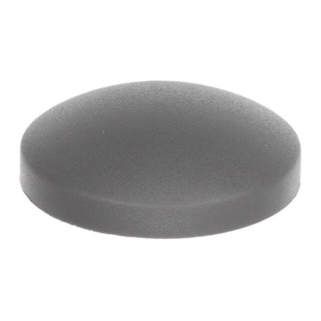 1ZC03 CAP TACTILE ROUND GRAY
