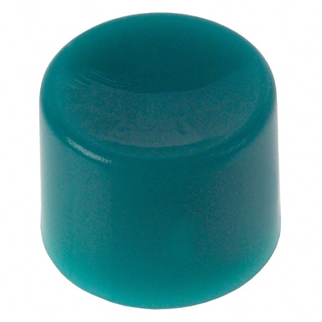 4-1437627-5 CAP PUSHBUTTON ROUND GREEN