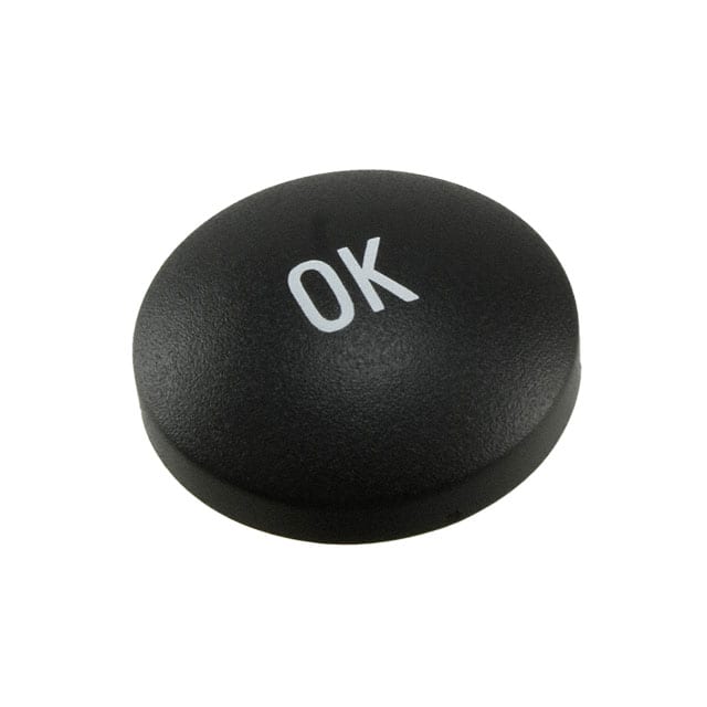 1ZC0911806 CAP TACTILE ROUND BLACK
