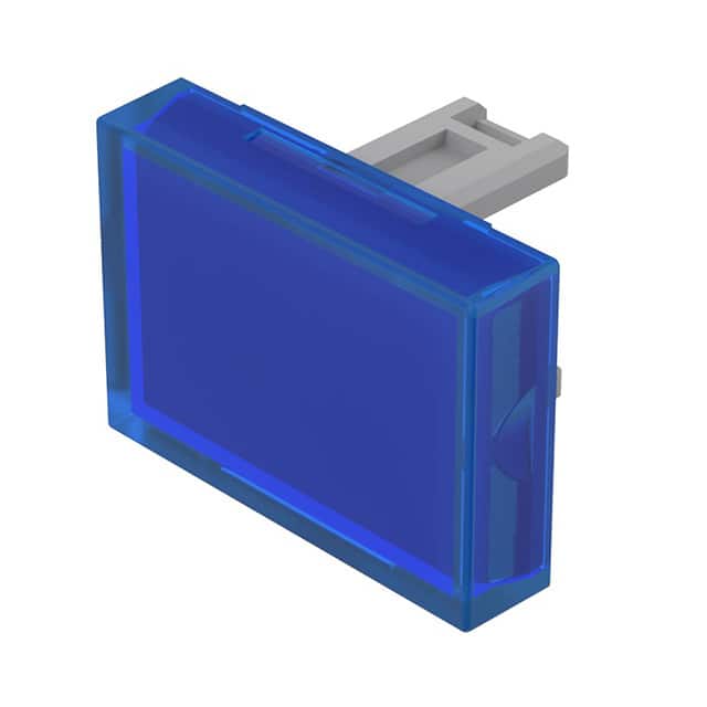 31-901.6 CAP PUSHBUTTON RECTANGLE BLUE