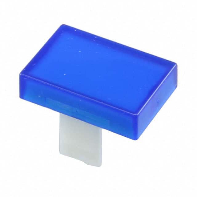 01-901.6 CAP PUSHBUTTON RECTANGLE BLUE