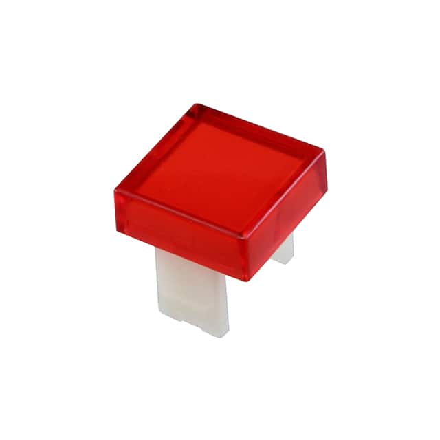01-985.2 CAP PUSHBUTTON RECTANGLE RED