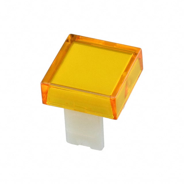 01-985.4 CAP PUSHBUTTON RECTANGLE YLW