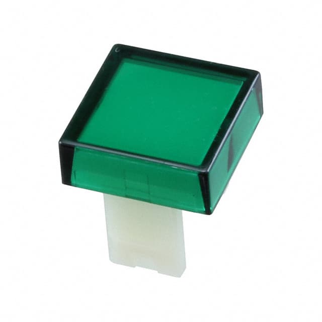 01-985.5 CAP PUSHBUTTON RECTANGLE GRN
