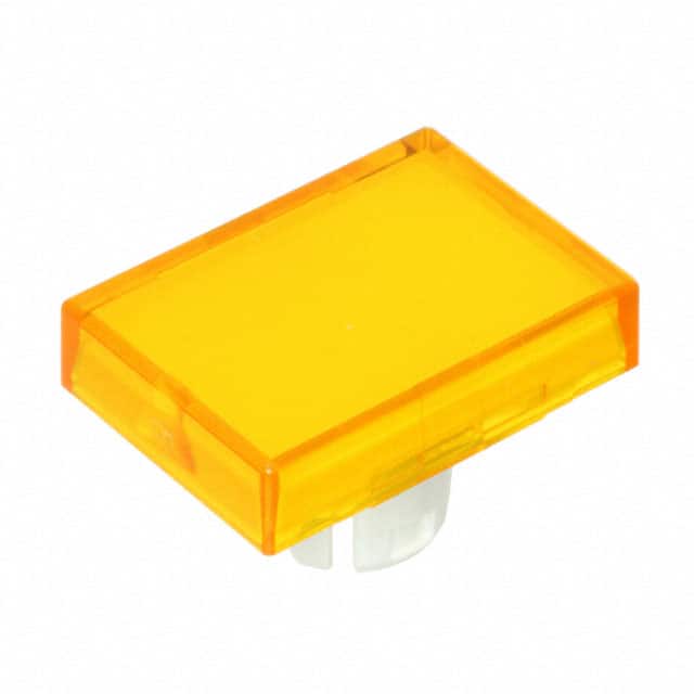 51-903.4 CAP PUSHBUTTON RECTANGLE YLW