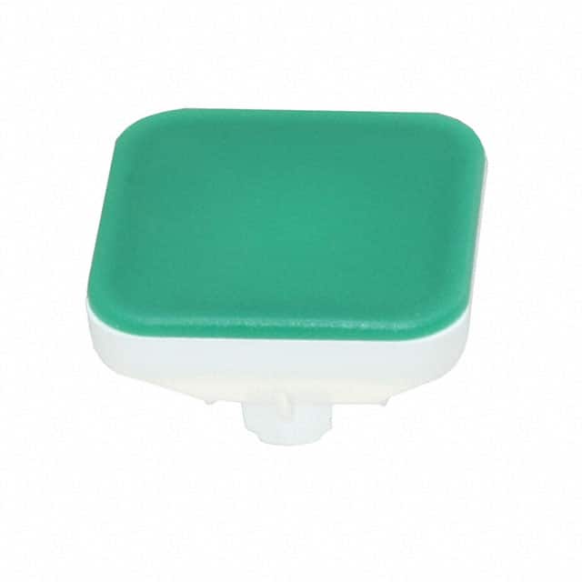 70-921.5 CAP PUSHBUTTON SQUARE GRN