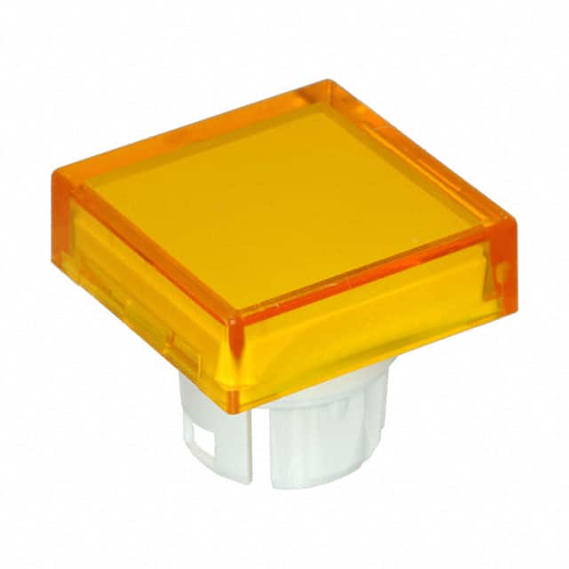 51-953.4 CAP PUSHBUTTON SQUARE YLW