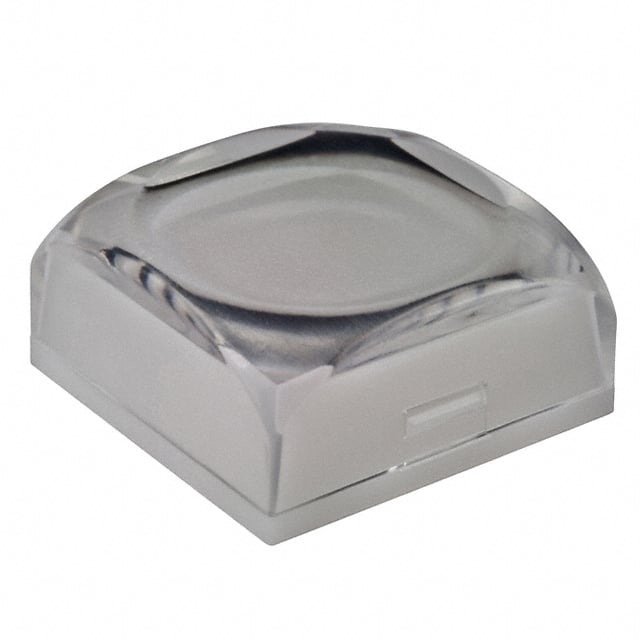 AT3079JB CAP PUSHBUTTON SQUARE CLEAR/WHT