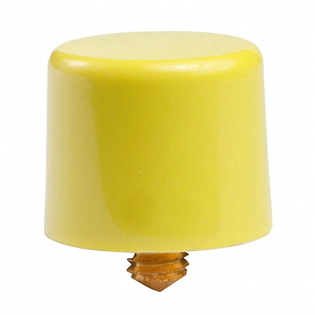 AT413E CAP PUSHBUTTON ROUND YELLOW