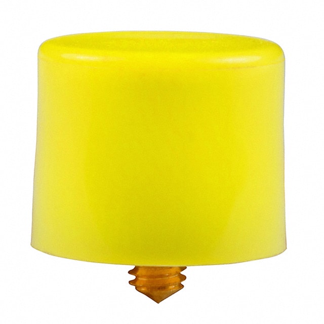 AT407E CAP PUSHBUTTON ROUND YELLOW