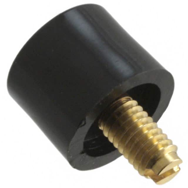 AT079A CAP PUSHBUTTON ROUND BLACK